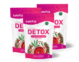 Lulutox Detox Tea -pakkaus